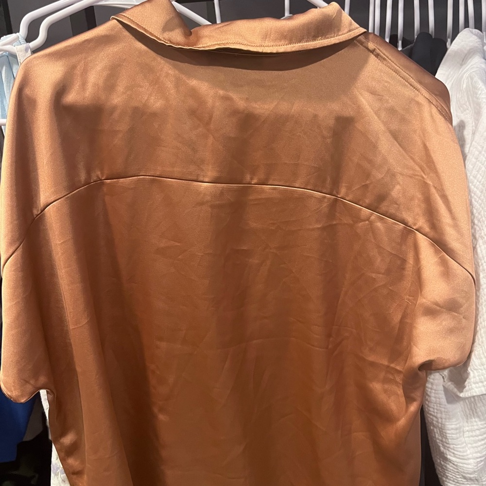 Brown casual top